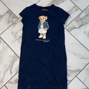 Polo bear little girls dress